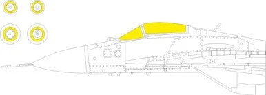1/72 Eduard MiG-29 9-13 MASK for GREAT WALL HOBBY kit