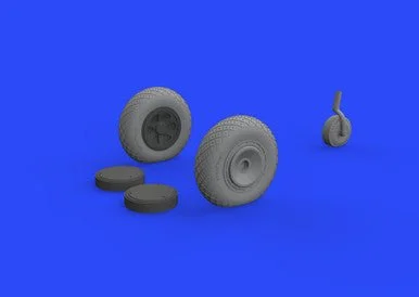 1/72 Eduard P-47D Wheels for Tamiya (Mask & Resin)