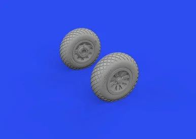1/72 Eduard P-51B/C wheels diamond tread for ARMA HOBBY