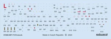 1/72 Eduard P-51D stencils for EDUARD