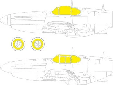 1/72 Eduard Paint Mask for ARMA HOBBY P-51B/C