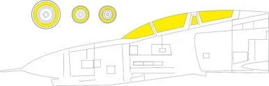 1/72 Eduard Paint Mask for FINE MOLDS F-4E