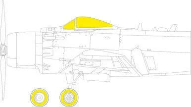 1/72 Eduard Paint Mask for HASEGAWA / HOBBY 2000 A-1J