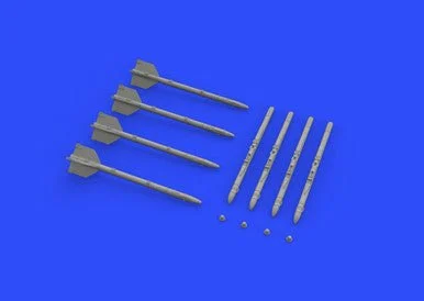 1/72 Eduard R-13M missiles for MiG-21 Brassin for kit