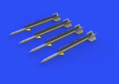 1/72 Eduard R-3R missiles for MiG-21 Brassin for EDUARD kit