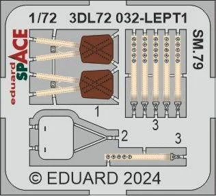 1/72 Eduard SM.79 SPACE Set