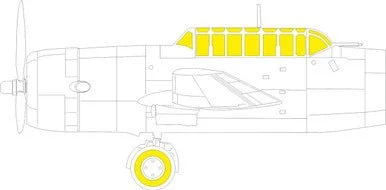 1/72 Eduard Vengeance Mk.II MASK for DORA WINGS kit