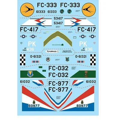 1/72 Fundekals F-102s PT 2