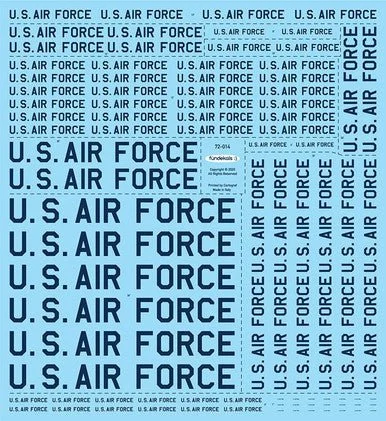 1/72 Fundekals U.S. AIR FORCE TITLES