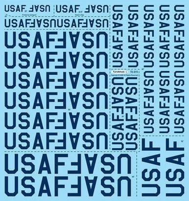 1/72 Fundekals USAF TITLES