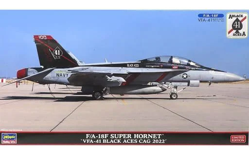 1/72 Hasegawa F/A-18F Super Hornet Black Aces 2429