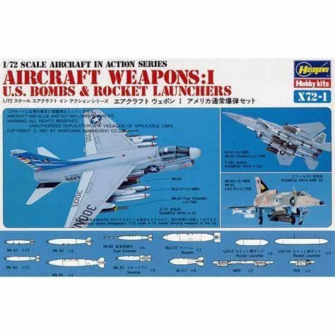 1/72 Hasegawa U.S. Aircraft Weapons I 35001