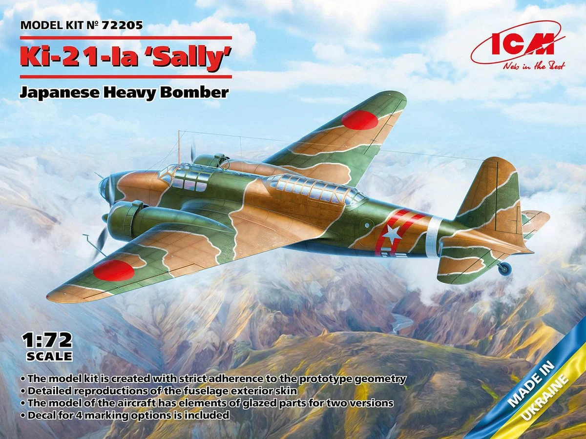 1/72 ICM Ki-21-Ia ‘Sally’ - Japanese Heavy Bomber 72205