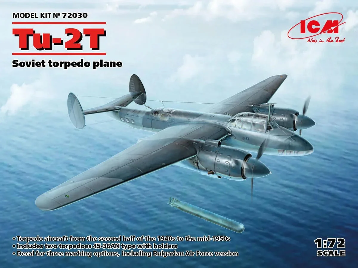 1/72 ICM Tu-2T Soviet Torpedo Plane 72030