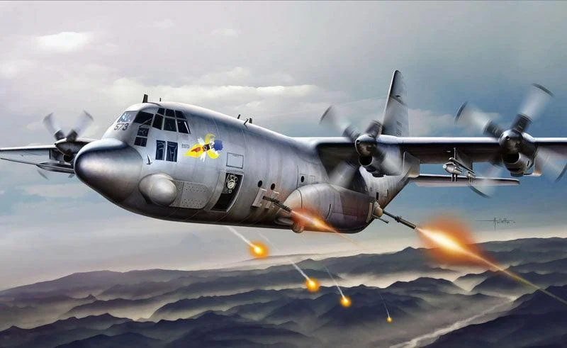 1/72 Italeri AC-130H Spectre 1310