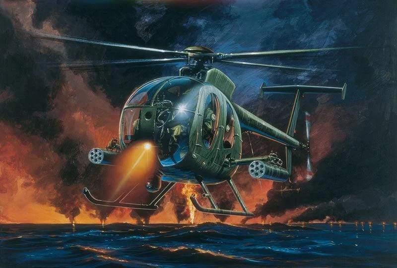 1/72 Italeri AH-6 Night Fox 017