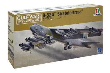 1/72 Italeri B52G Stratofortress USAF Bomber 25th Anniversary Gulf War Plastic Model Kit