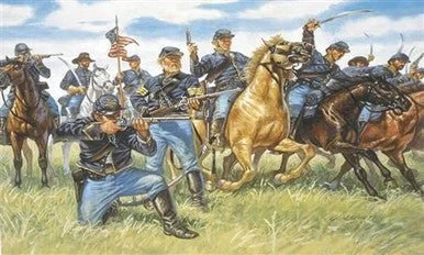 1/72 Italeri Civil War Union Cavalry Figure Set
