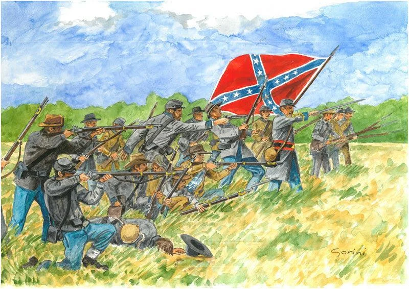 1/72 Italeri Confederate Infantry 6178