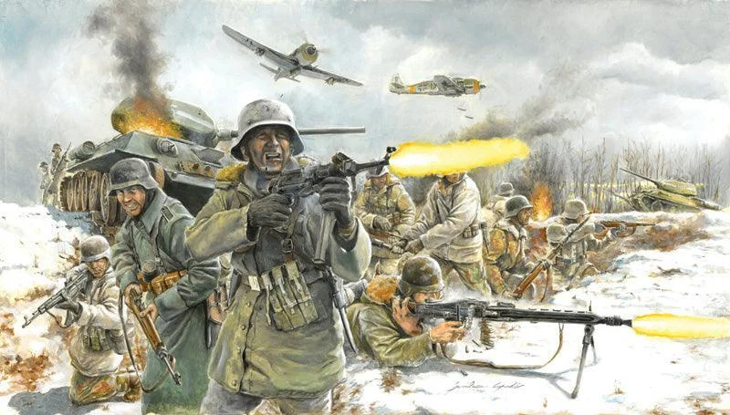 1/72 Italeri German Infantry (Winter Uniform) 6151