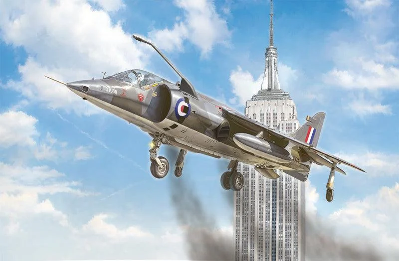 1/72 Italeri Harrier GR.1 Transatlantic Air Race 50th Ann. - 1435