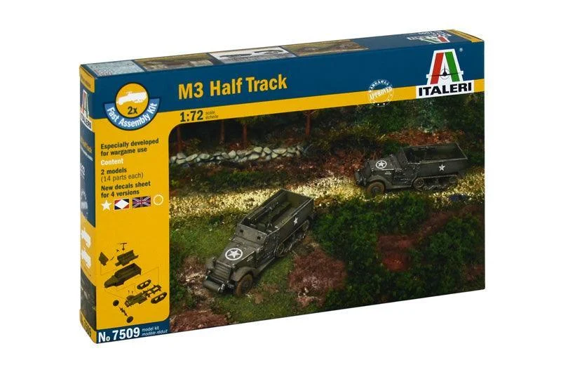 1/72 Italeri M3 Half Track - Fast Assembly 7509