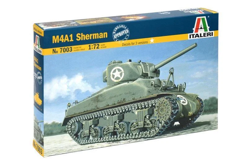1/72 Italeri M4A1 Sherman 7003
