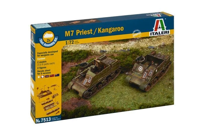 1/72 Italeri M7 Priest/Kangaroo - Fast Assembly 7513