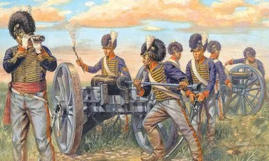 1/72 Italeri Napoleonic War: British Artillery (16 Figs & 4 Guns)