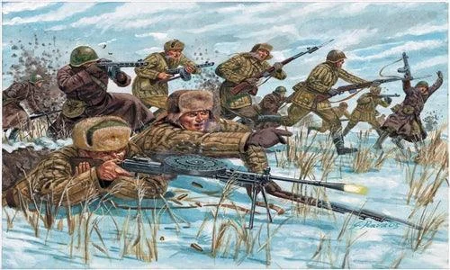 1/72 Italeri Russian Infantry : Winter Unif 6069