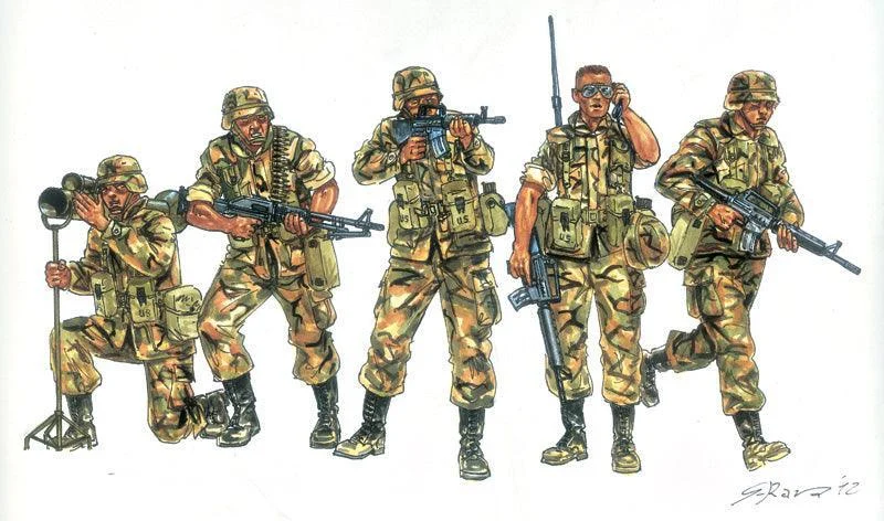 1/72 Italeri U.S. Infantry 90s 6168