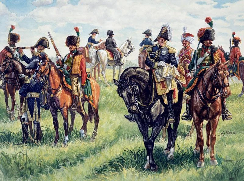 1/72 Italeri Waterloo (200Years) Napoleon's General Staff 6016