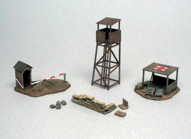 1/72 Italeri WWII Battlefield Buildings (First-Aid Post, Check Point & Tower)