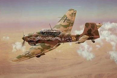 1/72 Ju87B2/R2 Stuka German Bomber - Italeri