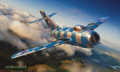 1/72 MiG15 Soviet Cold War Jet Fighter (Plastic Kit) - Eduard