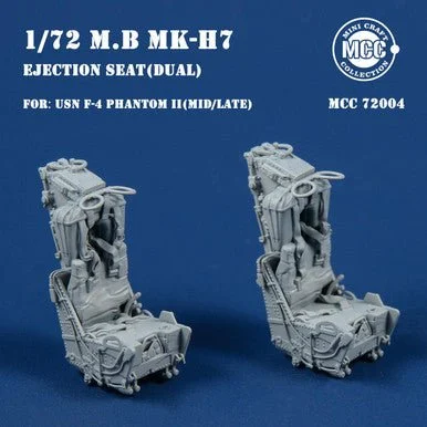1/72 Mini Craft Collection M.B MK.H7 Ejection Seats for F-4 Phantom II Navy variants (2pcs)
