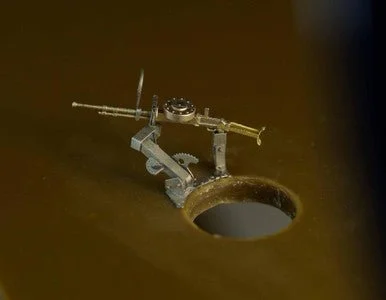 1/72 Mini World DT-29 machine gun (later) on mount P-40 (USSR)
