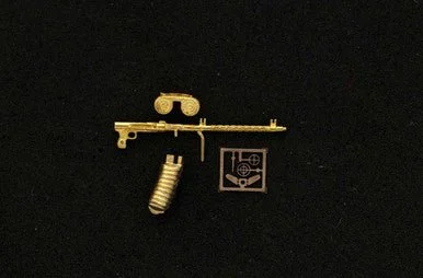 1/72 Mini World MG 15 machine gun with canvas (early) case catchers (Germany)