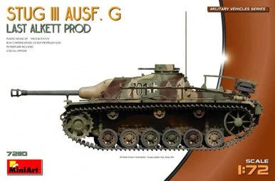 1/72 Miniart STUG III Ausf.G Last Alkett Prod Plastic Model Kit