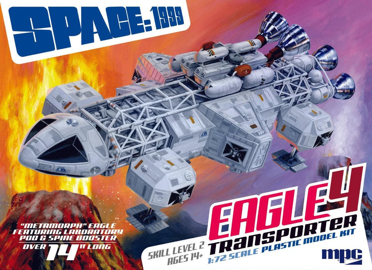 1/72 MPC 14″ Space: 1999 Eagle 4 Featuring Lab Pod & Spine Booster 979