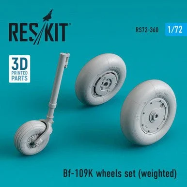 1/72 Reskit Bf-109K wheels set (weighted)