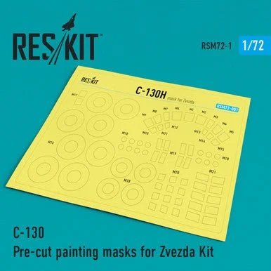 1/72 Reskit C-130 Painting Masks for Zvezda Kit (1/72)