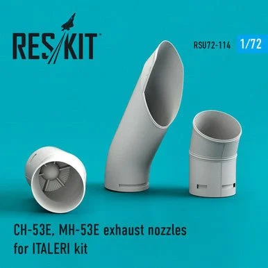 1/72 Reskit CH-53E MH-53E exhaust nozzles for ITALERI kit (1/72)