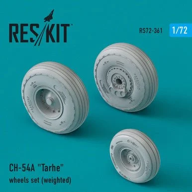 1/72 Reskit CH-54A Tarhe wheels set (weighted)