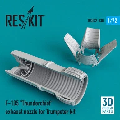 1/72 Reskit F-105 Thunderchief exhaust nozzle for Trumpeter kit