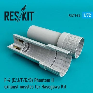 1/72 Reskit F-4 Phantom II (E/J/F/G/S) exhaust nossles for Hasegawa Kit (1/72)
