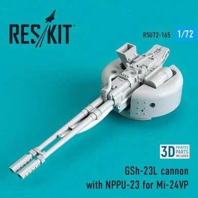1/72 Reskit GSh-23L cannon with NPPU-23 for Mi-24VP (1/72)