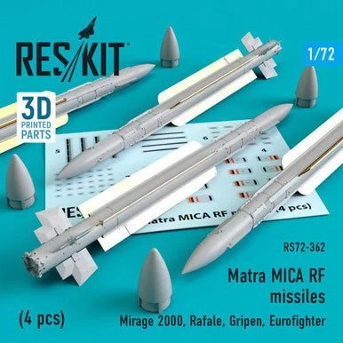 1/72 Reskit Matra MICA RF missiles (4 pcs)