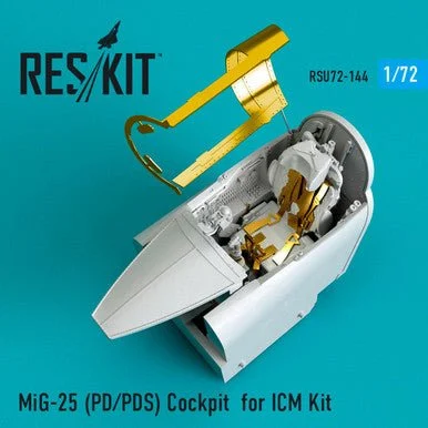 1/72 Reskit MiG-25 (PD/PDS) Cockpit for ICM Kit (1/72)