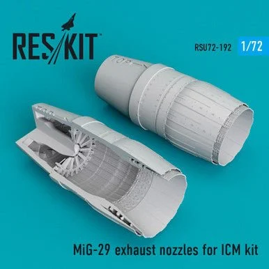 1/72 Reskit MiG-29 exhaust nozzles Icm Kit
